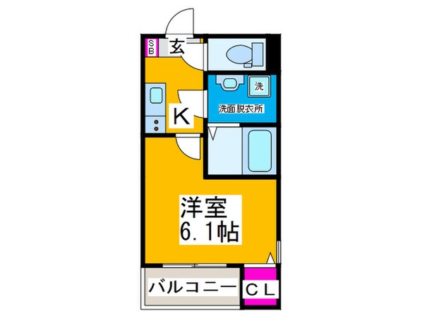 ハーモニーテラス杉本Ⅱの物件間取画像